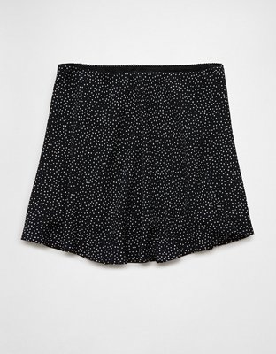 AE Stretch High-Waisted Crepe Mini Slip Skirt