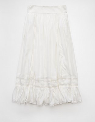 AE High-Waisted Ruffle Maxi Skirt