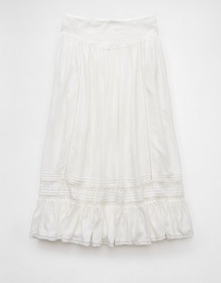 AE High-Waisted Ruffle Maxi Skirt