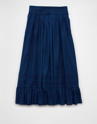 AE High-Waisted Ruffle Maxi Skirt