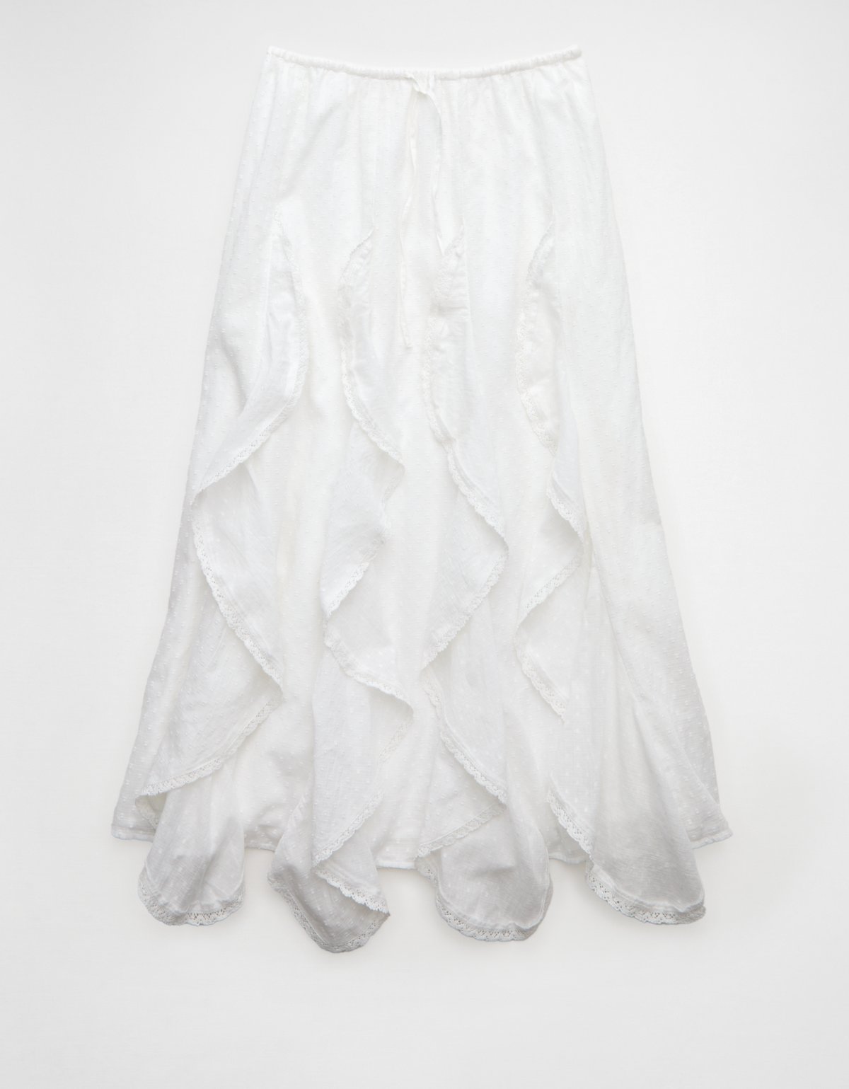 AE High-Waisted Cascade Ruffle Maxi Skirt - image 3