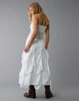 AE High-Waisted Cascade Ruffle Maxi Skirt