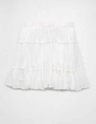 AE High-Waisted Mini Skirt en capas