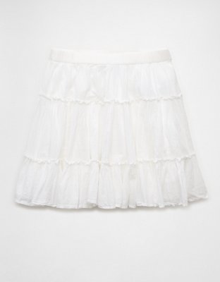 AE High-Waisted Tiered Mini Skirt