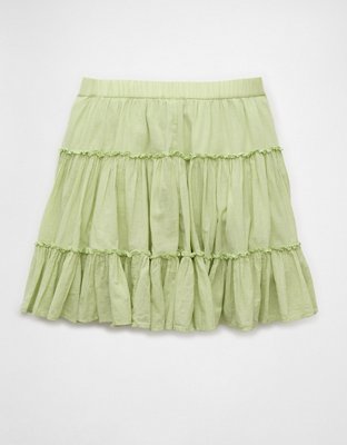 AE High-Waisted Tiered Mini Skirt