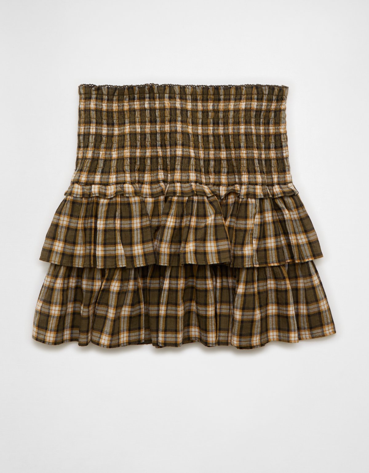 AE High-Waisted Plaid Ruffle Skirt - image 5