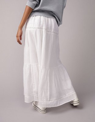 AE Pintuck Midi Skirt