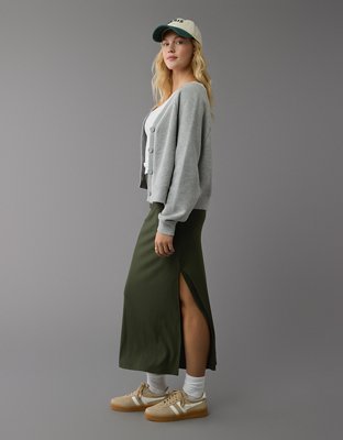 AE High-Waisted Column Maxi Skirt