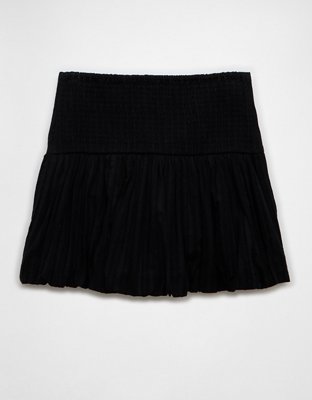 AE High-Waisted Smocked Bubble Skirt