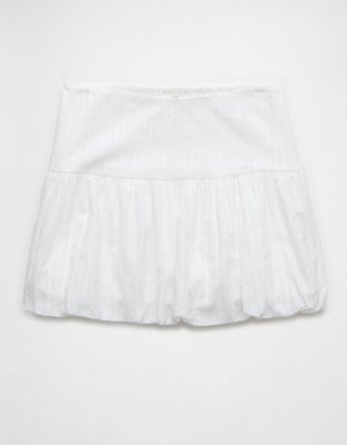 AE High-Waisted Smocked Bubble Skirt