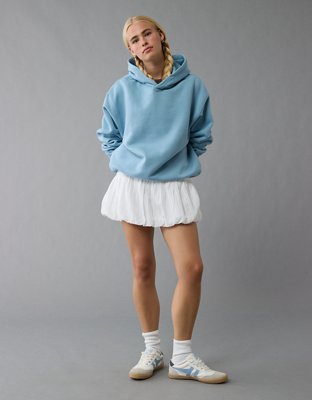 AE High-Waisted Smocked Bubble Skirt
