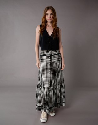 AE Pintuck Midi Skirt