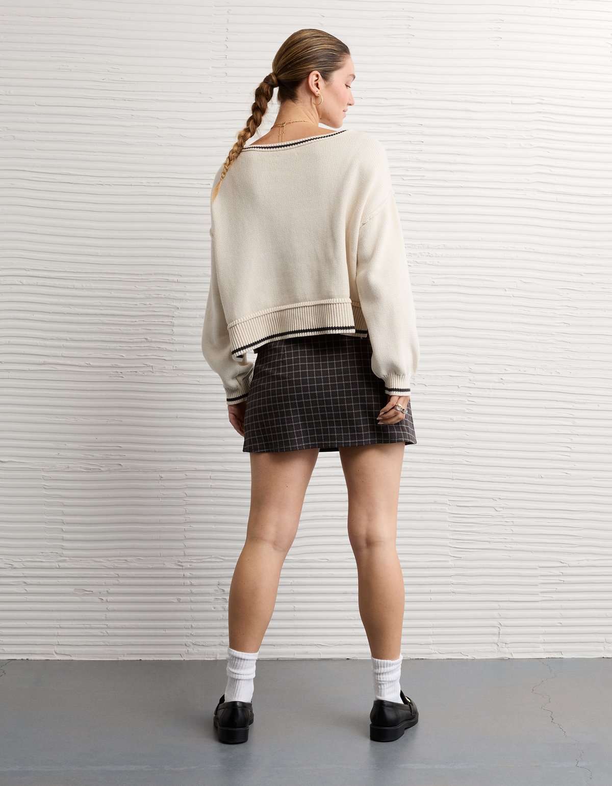 AE It Knit Low-Rise Micro Skort - image 2