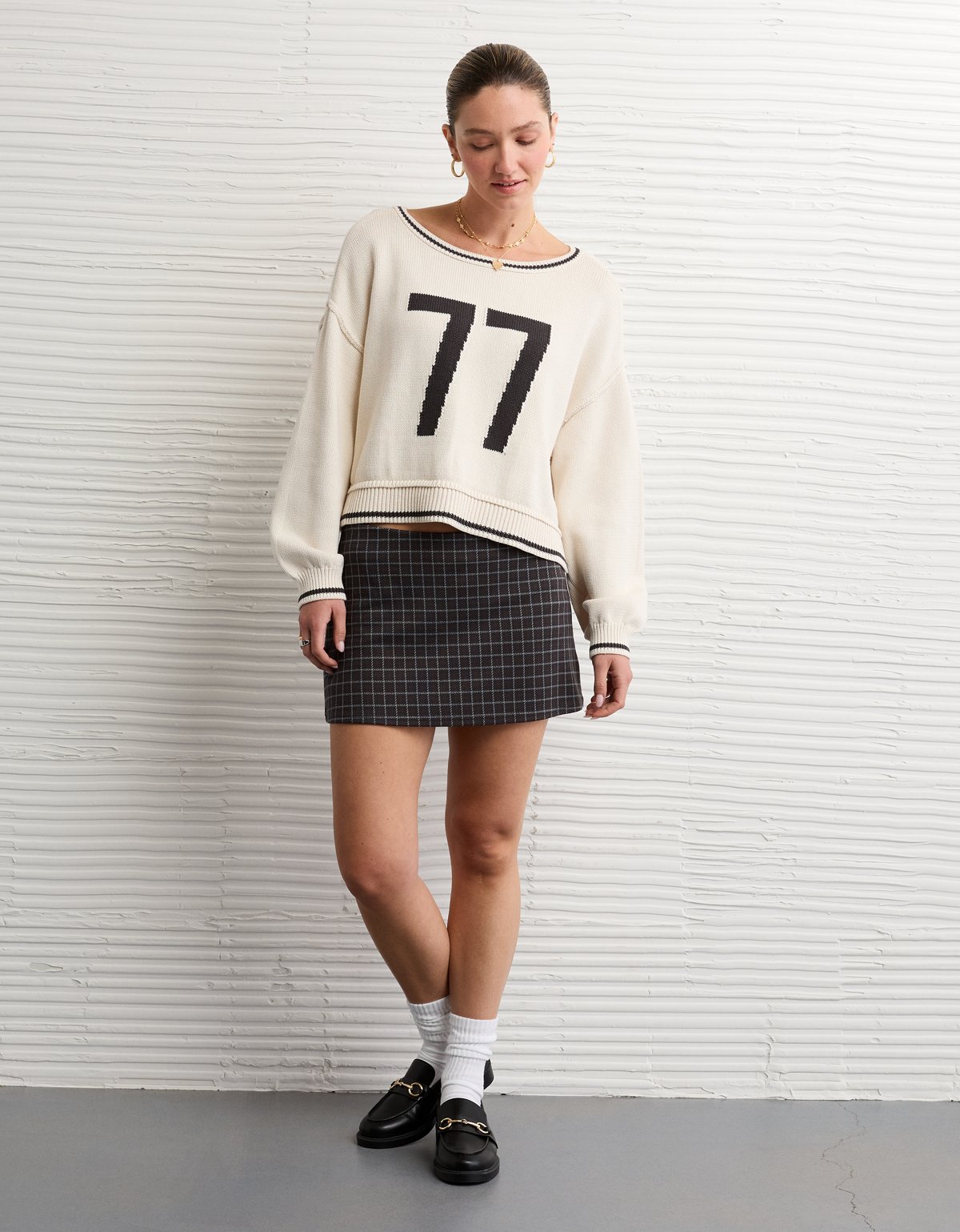 AE It Knit Low-Rise Micro Skort - image 5
