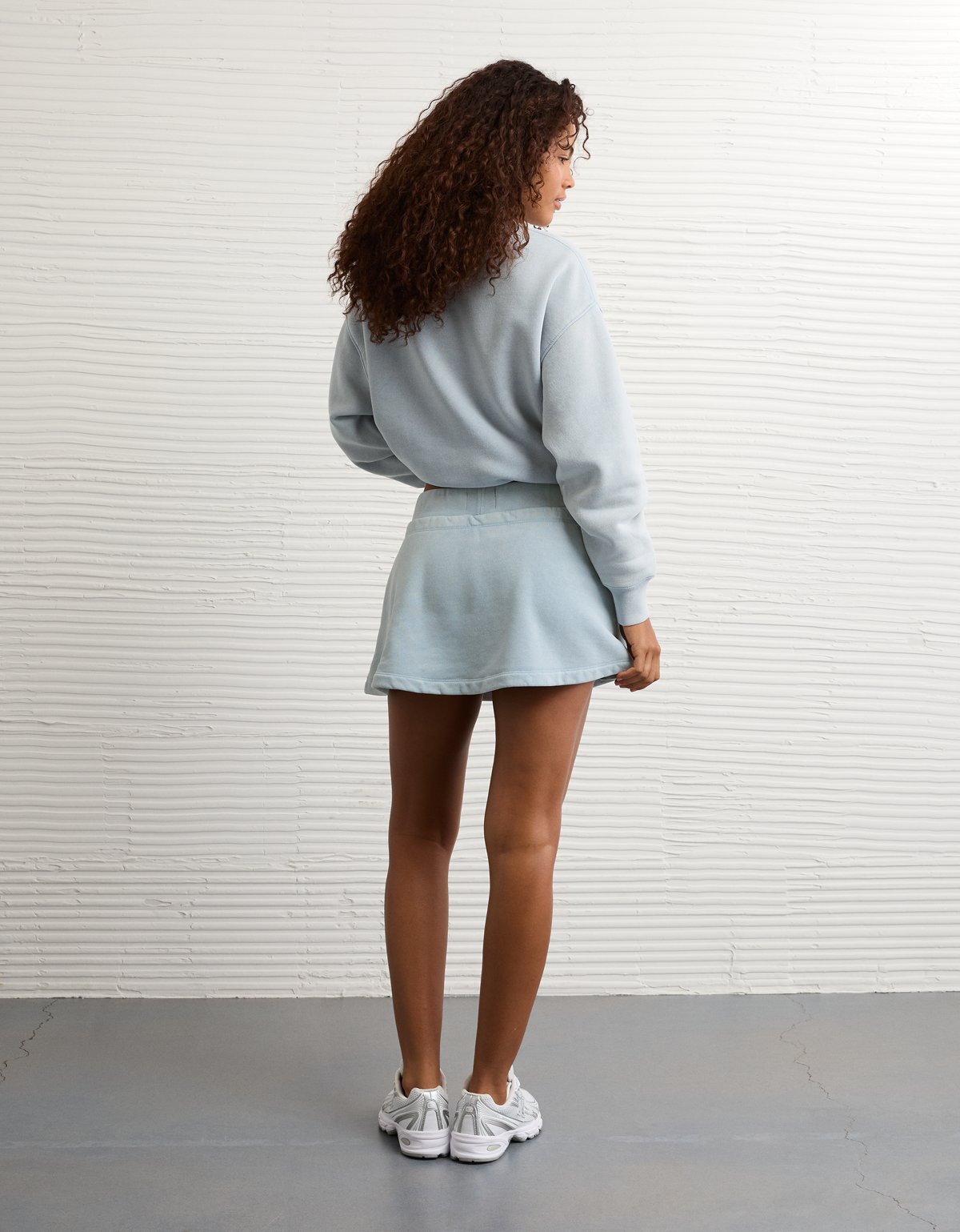 AE High-Waisted Fleece Mini Skort - image 2