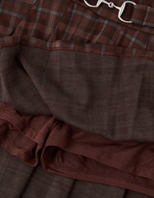 AE Mid-Rise Belted It-Knit Skort