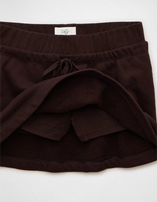 Minijupe-short à taille haute AE