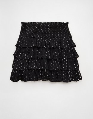 Minijupe-short à volants AE