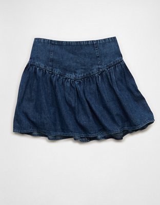 AE High-Waisted Drop-Waist Mini Skirt