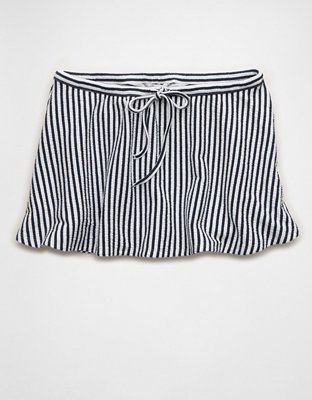 AE Low-Rise Textured Mini Skirt