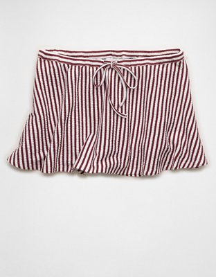 AE Low-Rise Textured Mini Skirt
