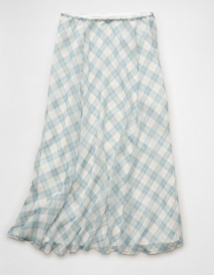 AE x Stagecoach Crinkled Chiffon Maxi Skirt