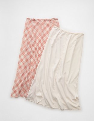 AE x Stagecoach Crinkled Chiffon Maxi Skirt