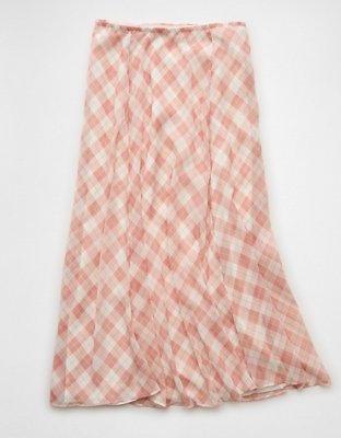 AE x Stagecoach Crinkled Chiffon Maxi Skirt