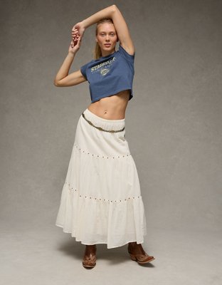 AE x Stagecoach Tiered Maxi Skirt
