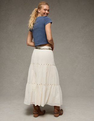 AE x Stagecoach Tiered Maxi Skirt