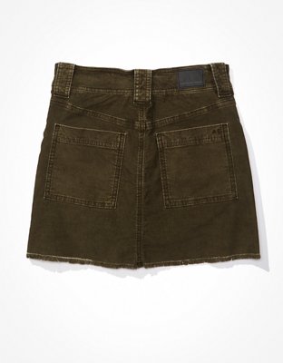 AE Corduroy Cargo Mini Skirt