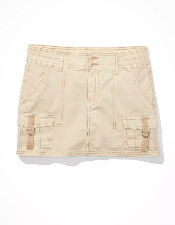 AE Snappy Cargo Low-Rise Mini Skirt