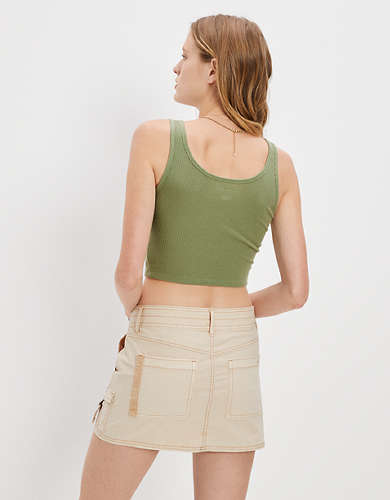 AE Snappy Low-Rise Mini Skirt