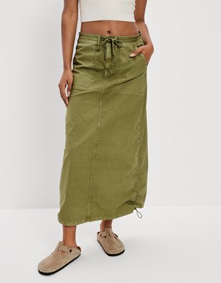 AE Maxi Skirt con tiras