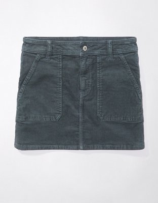 AE High-Waisted Corduroy Mini Skirt