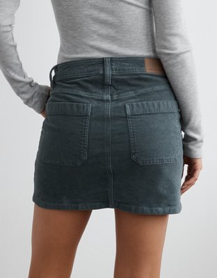 AE High-Waisted Corduroy Mini Skirt