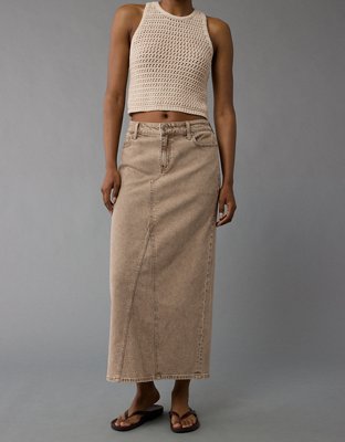 AE Stretch Low-Rise Maxi Skirt