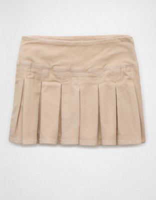 AE Corduroy High-Waisted Pleated Mini Skort