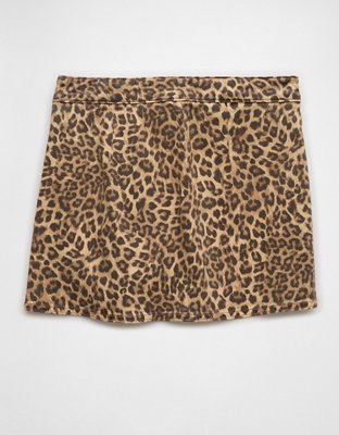 AE It Knit Leopard Skort