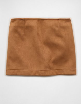 AE Faux Suede Mini Skort