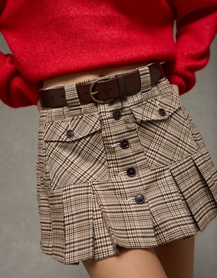 AE Mid-Rise Pleated Skirt