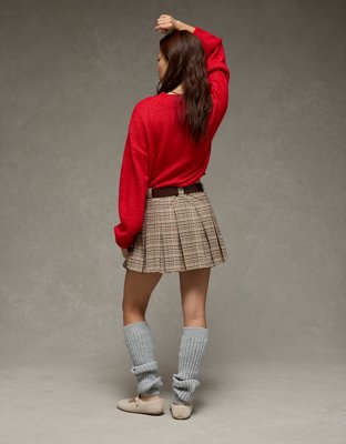 AE Mid-Rise Pleated Skirt