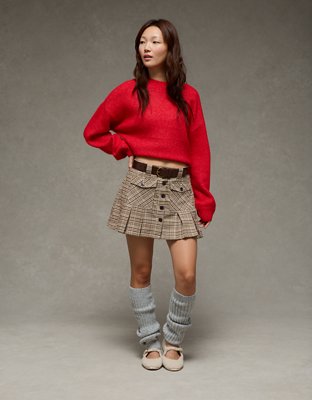 AE Mid-Rise Pleated Skirt