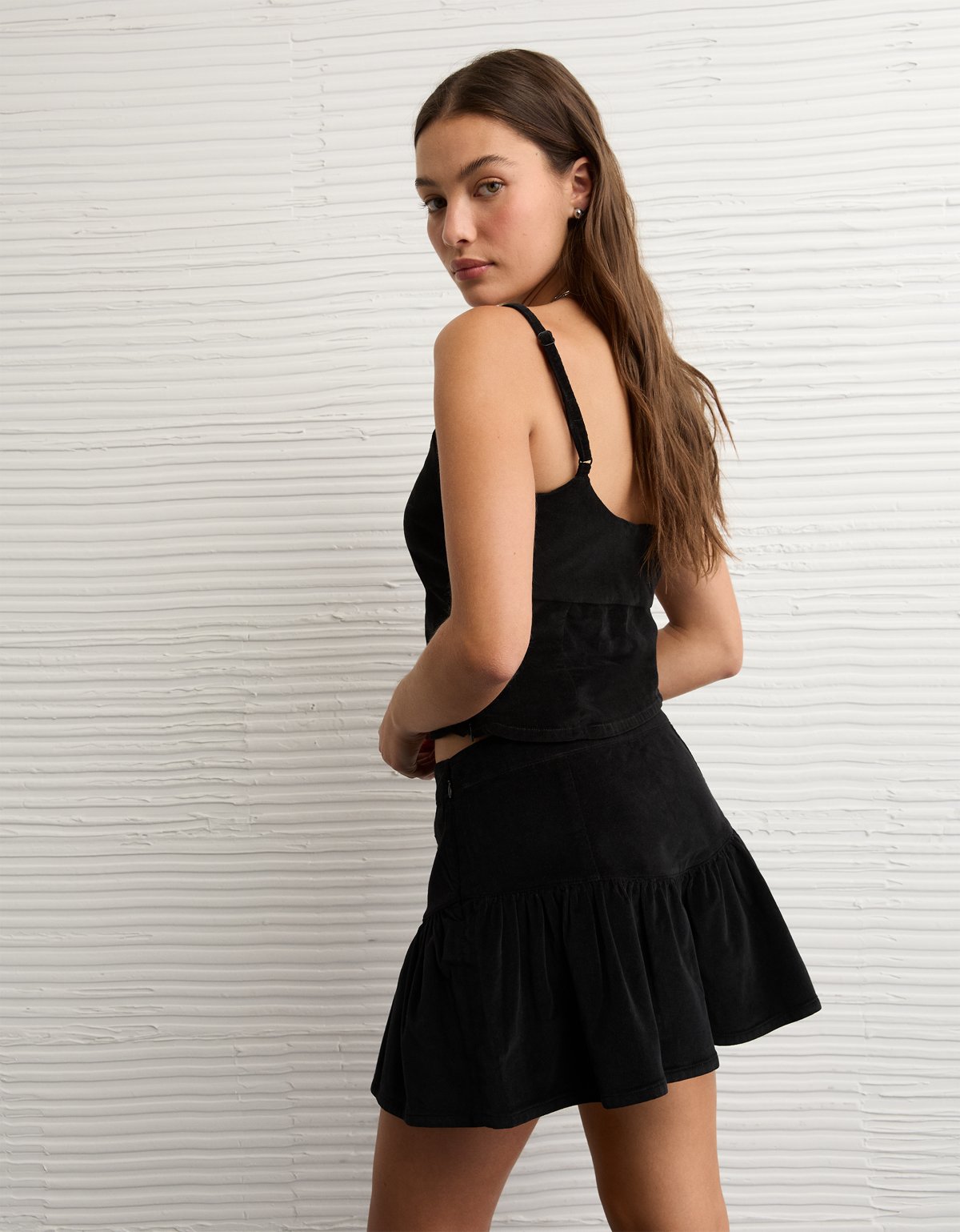 AE High-Waisted Dipped-Waist Mini Skirt - image 2