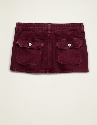 Minijupe parfaite à taille très basse extensible AE