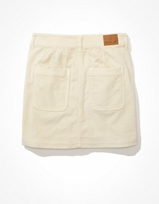 AE Zip-Up Corduroy Mini Skirt