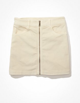 AE Zip-Up Corduroy Mini Skirt