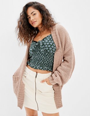 AE Zip Up Corduroy Mini Skirt