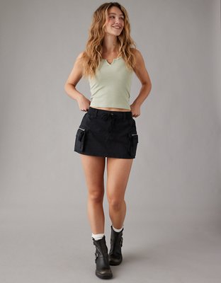 AE Snappy Stretch High-Waisted Cargo Mini Skort