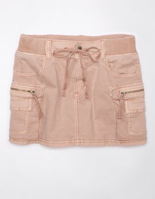 AE Zip Up Corduroy Mini Skirt